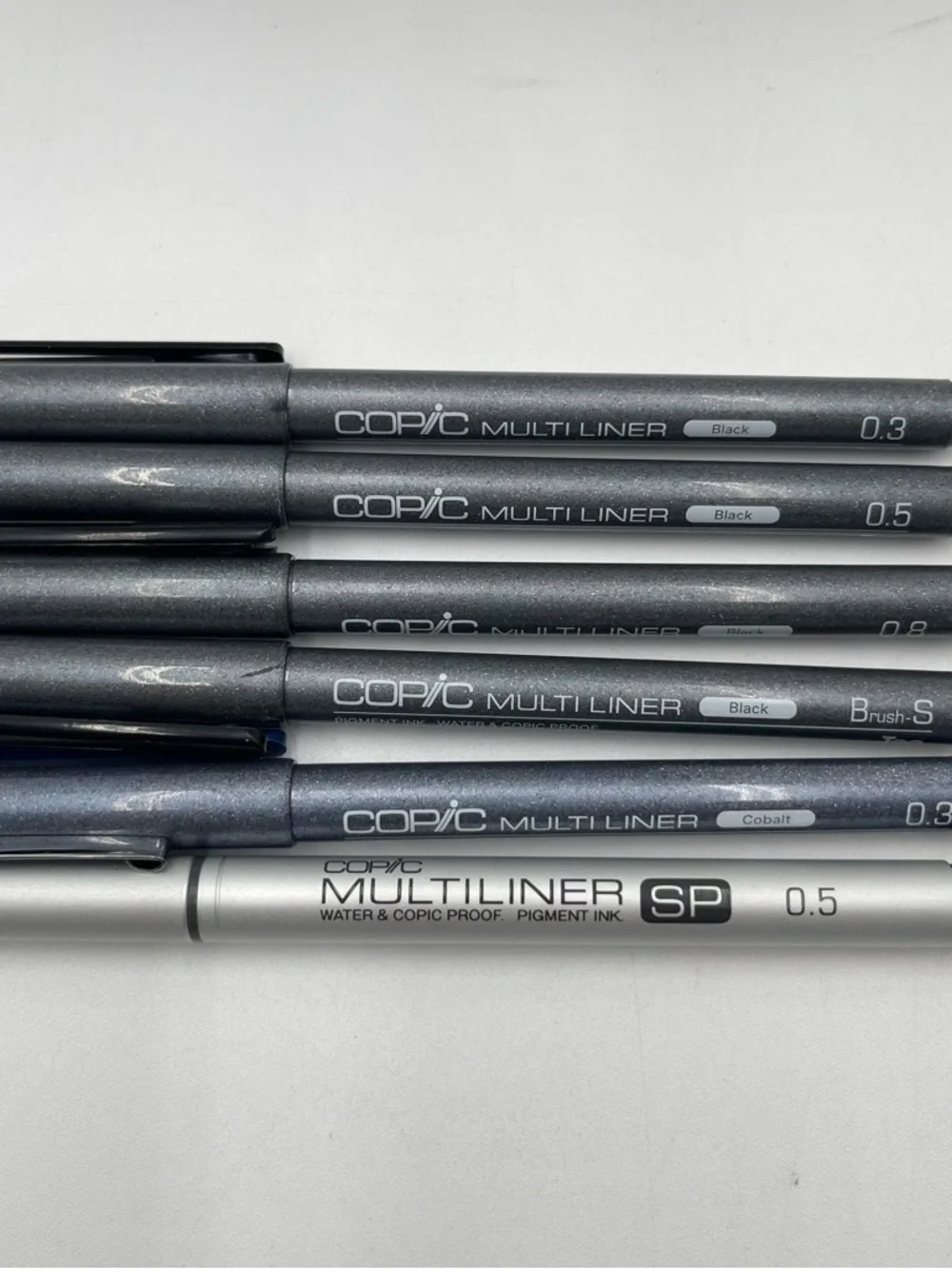 Copic Sketch Ciao Multiliner Markers Lot of 53 Assorted Colors Art Pens w/case